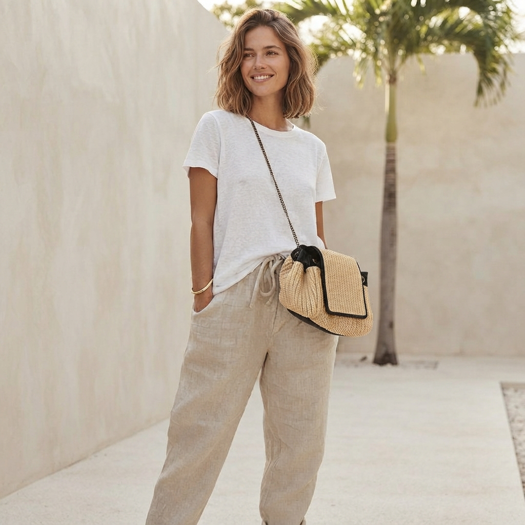 Martinie - Easy-Fit Drawstring Pants