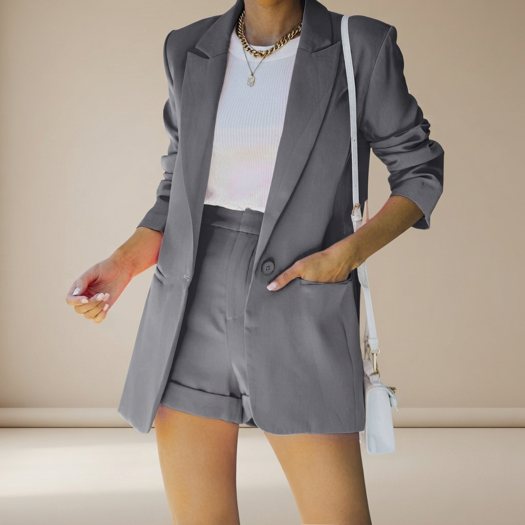 Geraldine - Chic Suit Short Set