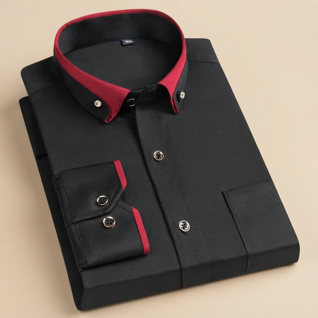 Giovanni - Versatile Long-Sleeve Polo Shirt