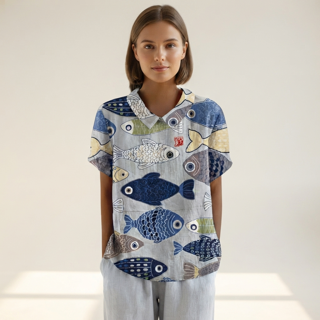 Salmah - Graceful and Flowing Top