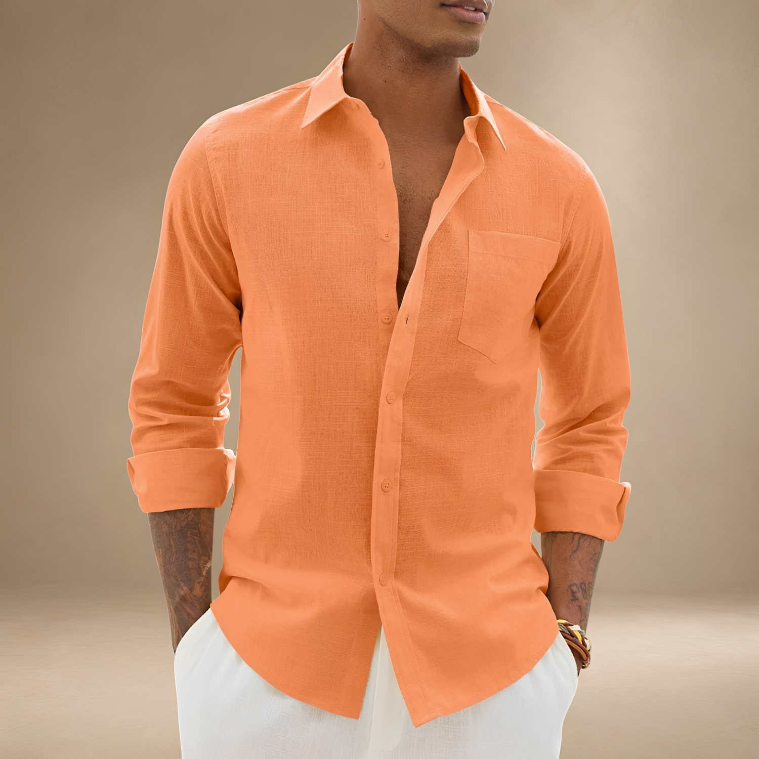 Ajay - Relaxed Long-Sleeved Shirt