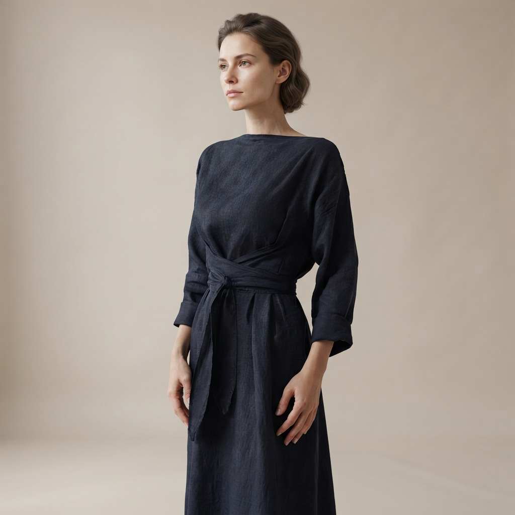 Ashlee - Lightweight Lace-Up Loose Maxi Dress