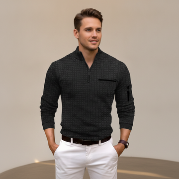 Andrey - Stylish Half-Zip Top