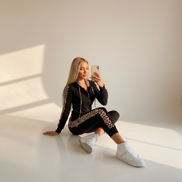 Krestell - Stylish Zippered Pants Set