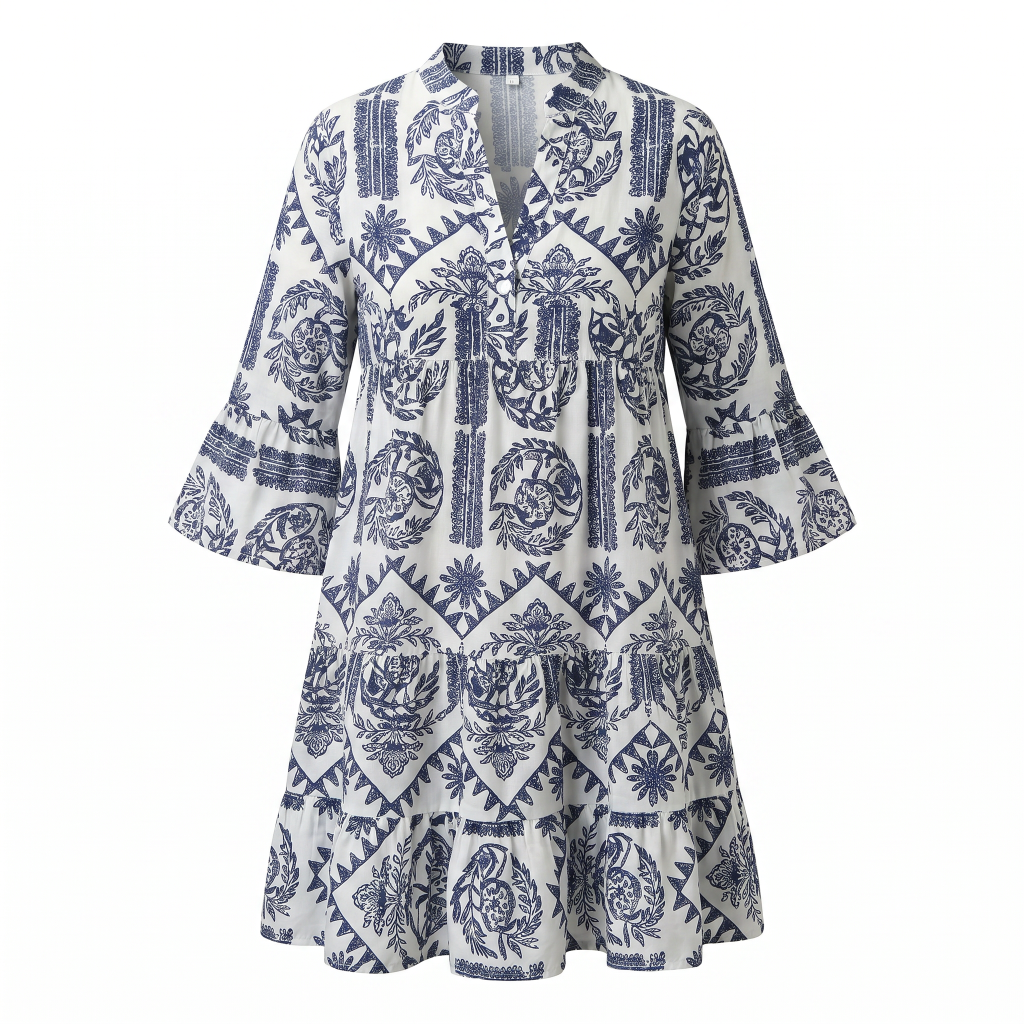 Krisella - Stylish Bohemian Midi Dress