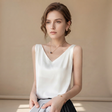 Trina - Elegant V-Neck Top
