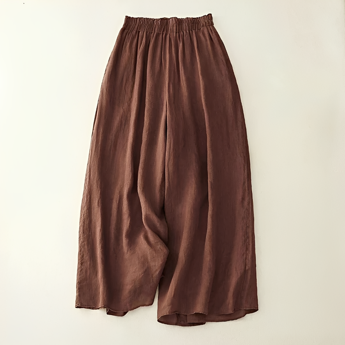 Zavina - Relaxed Fit Pants with Stretchable Waist