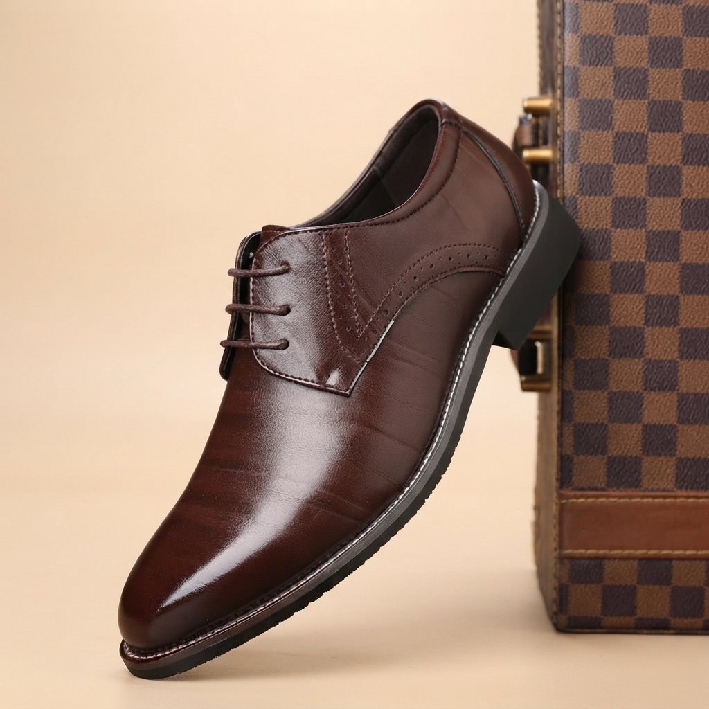 Tristan - Comfortable Formal Lace-Up Shoes