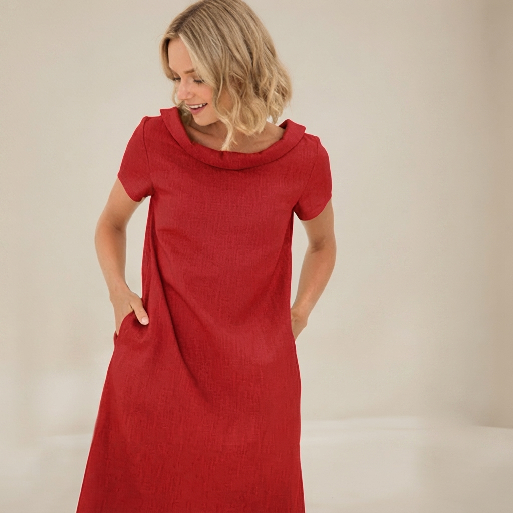 Laurette - Easygoing Fit Casual Dress