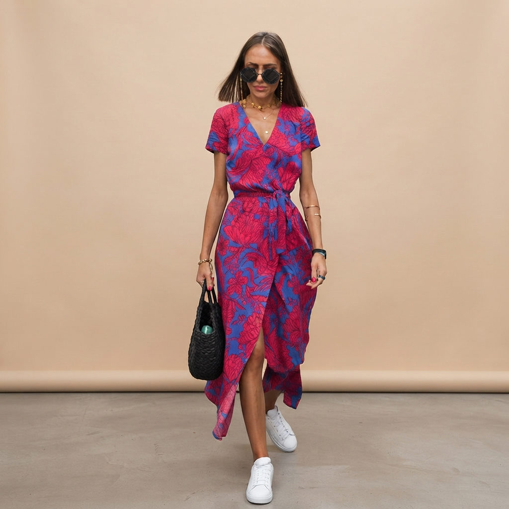 Sophie - Stylish and Flowing Midi Dress