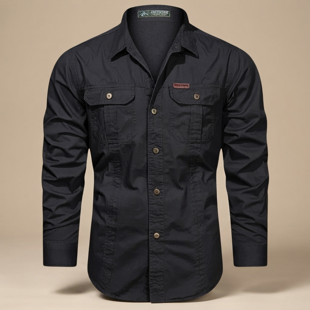 Hayden - Long-Sleeve Utility Shirt with Extra Pockets