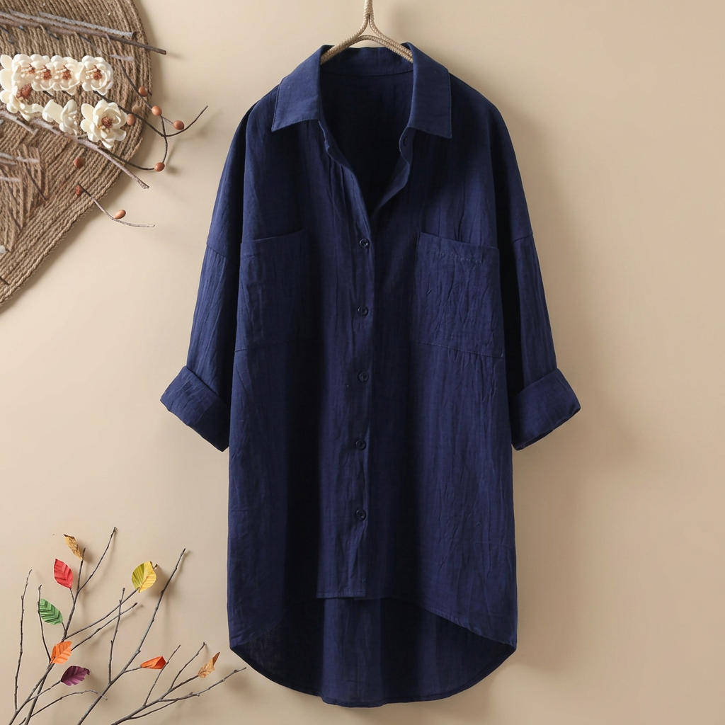 Jacient - Relaxed Fit Button-Down Shirt