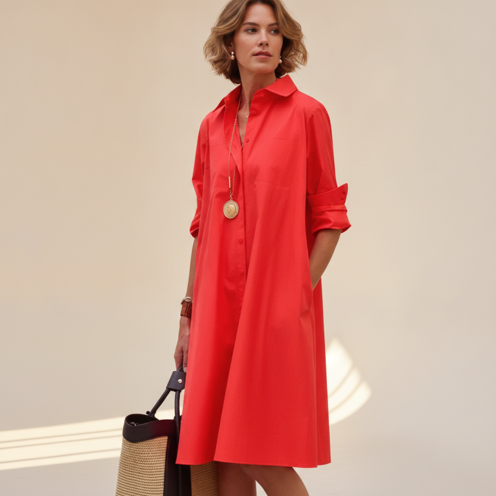 Gameela - Fashionable Loose-Fit Dress