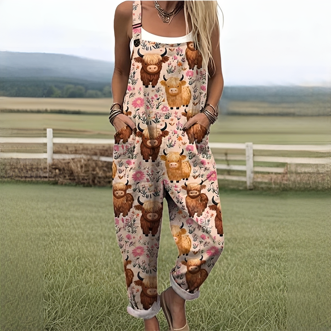 Zerva - Trendy Printed Jumpsuit
