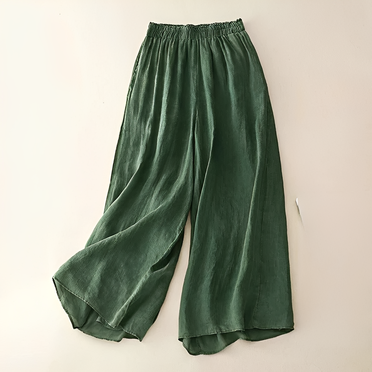 Zavina - Relaxed Fit Pants with Stretchable Waist