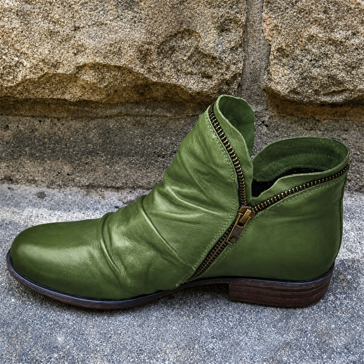 Julie - Trendy Zipper Boots
