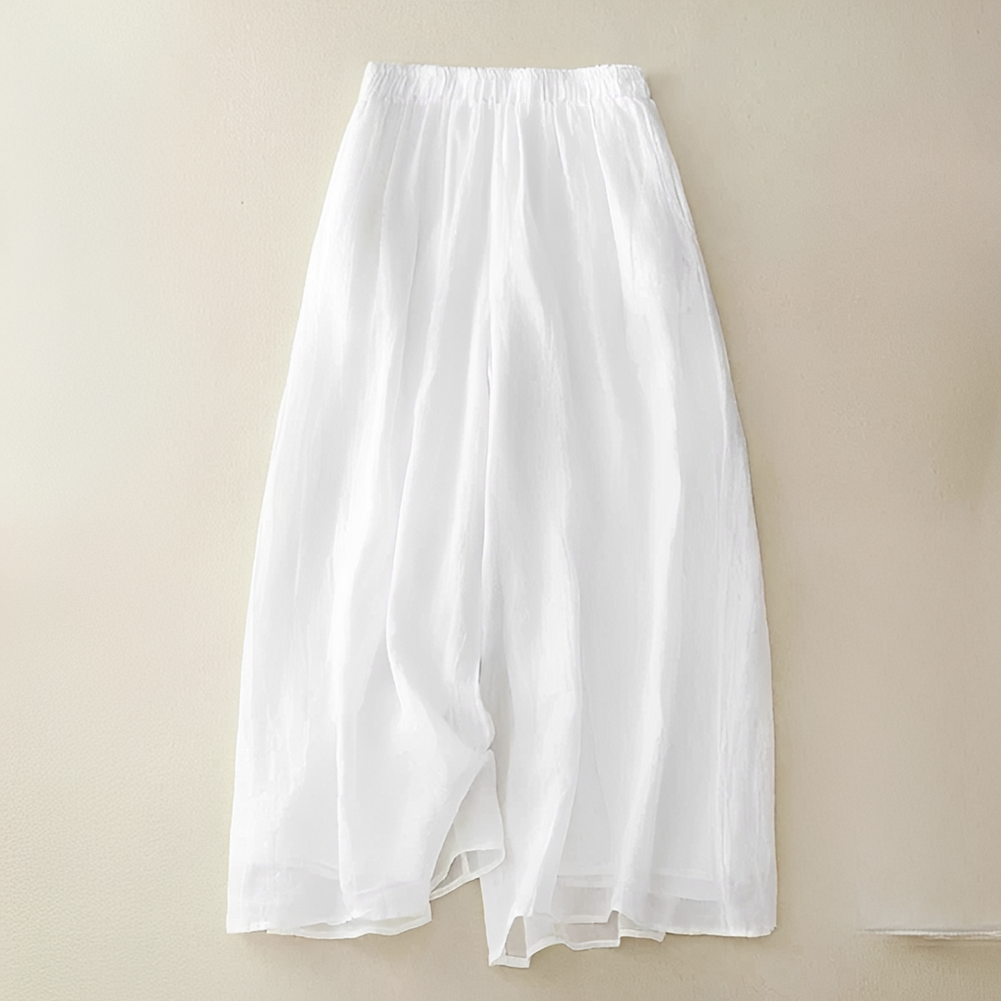 Zavina - Relaxed Fit Pants with Stretchable Waist