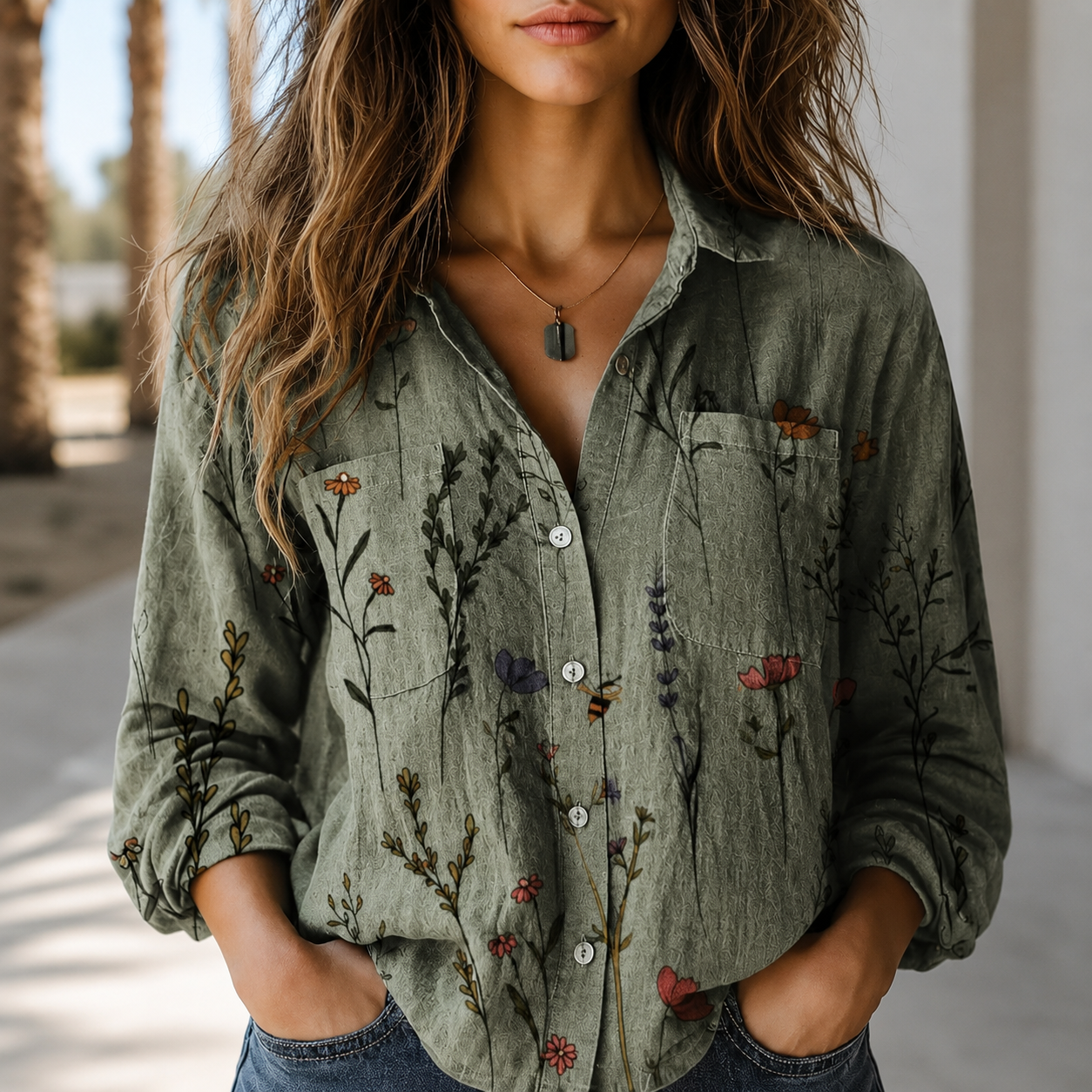 Rhoslyn - Vintage Lightweight Top
