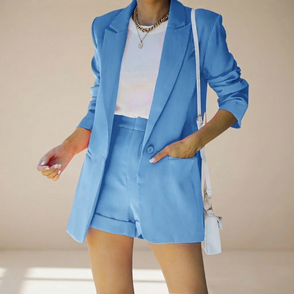 Geraldine - Chic Suit Short Set