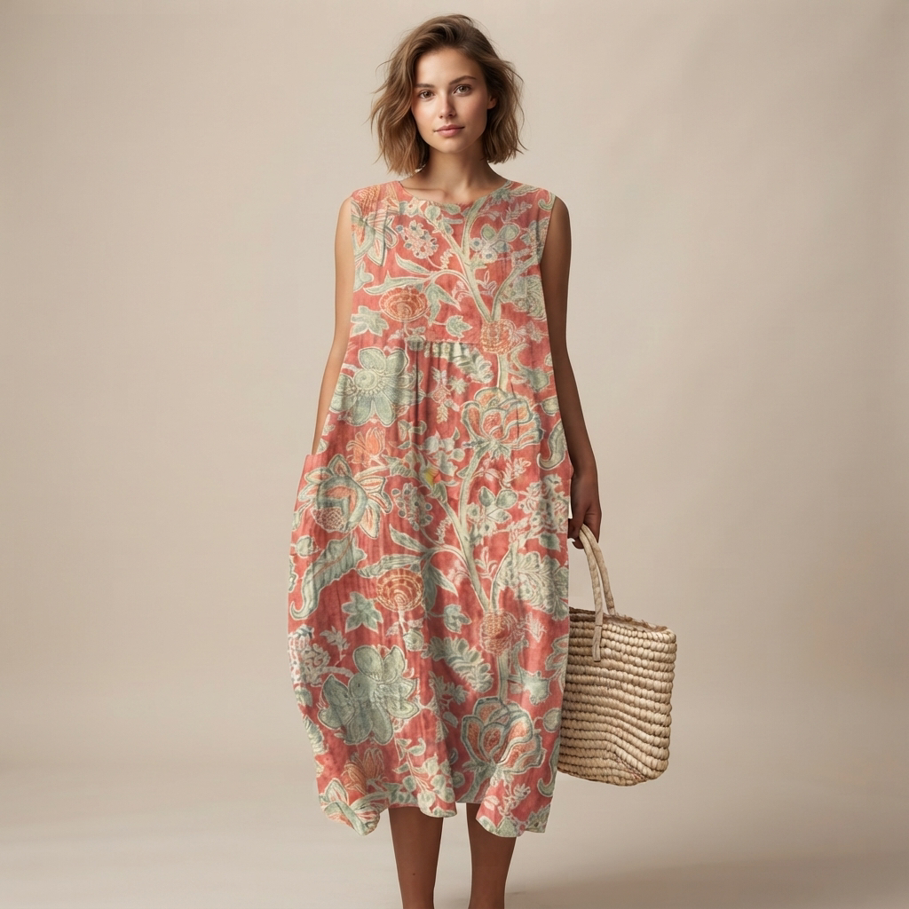 Elisa - Fashionable Sleeveless Dress