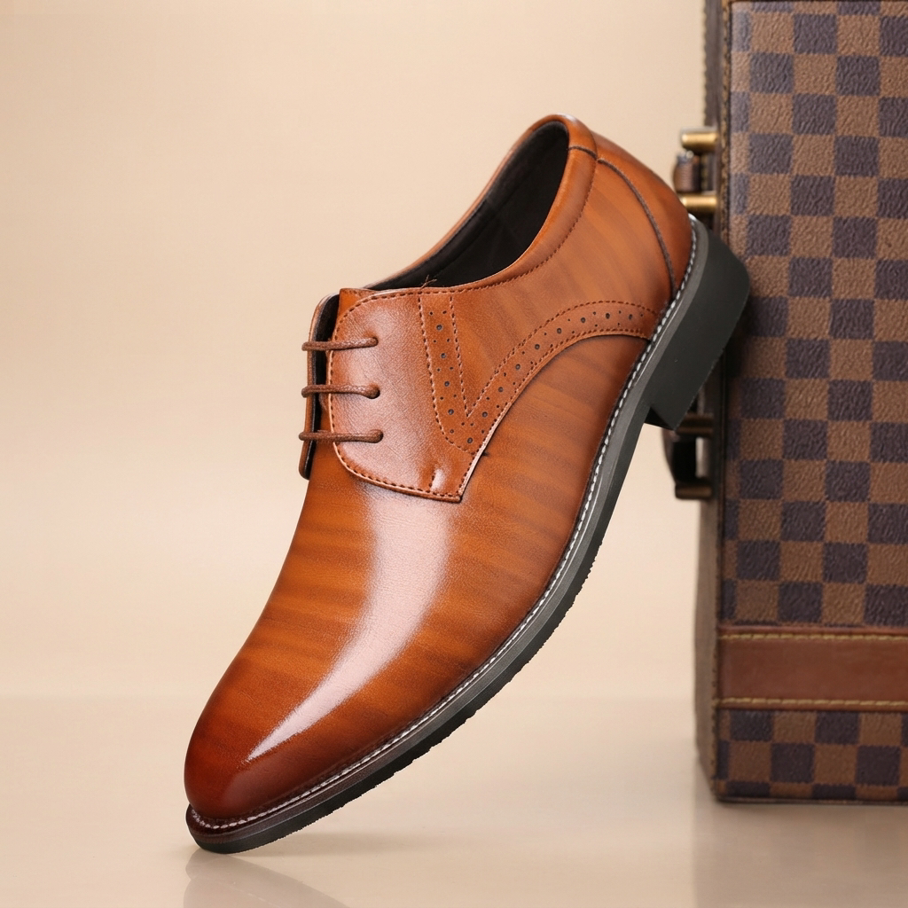 Tristan - Comfortable Formal Lace-Up Shoes