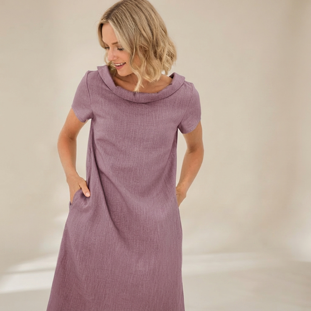 Laurette - Easygoing Fit Casual Dress