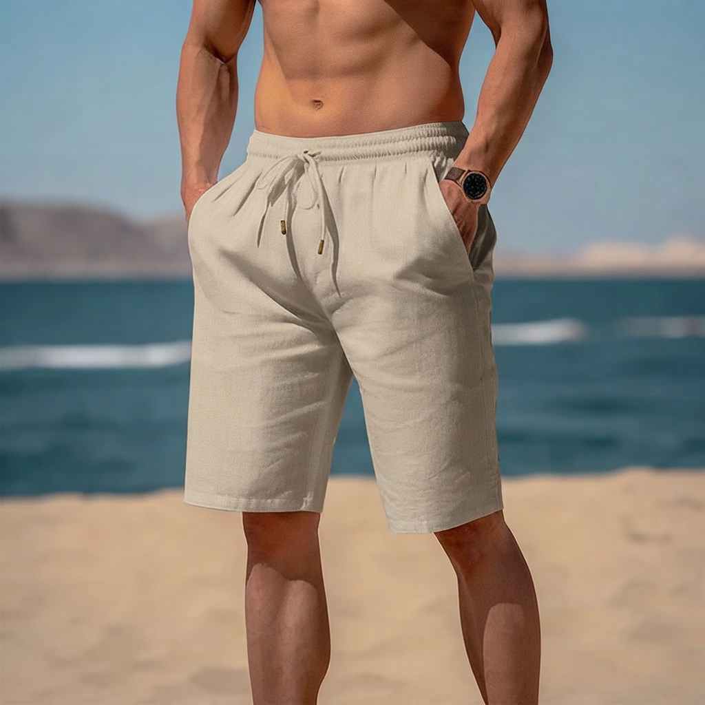 Junziem - Easygoing Drawstring Shorts