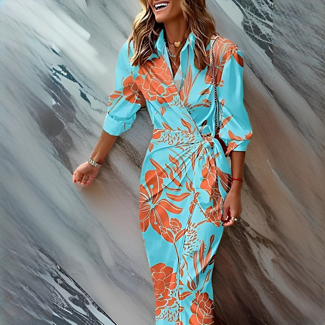 Emily - Stylish and Elegant Striped Dress