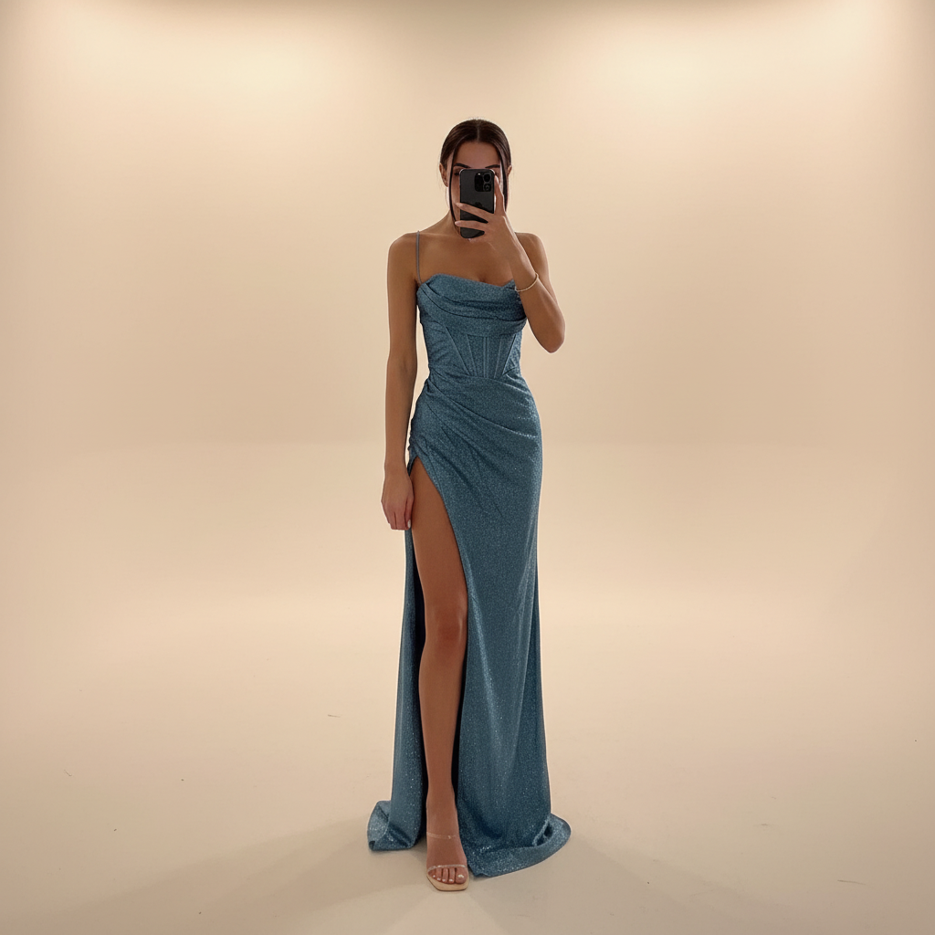 Monique - Stylish Slit Maxi Dress