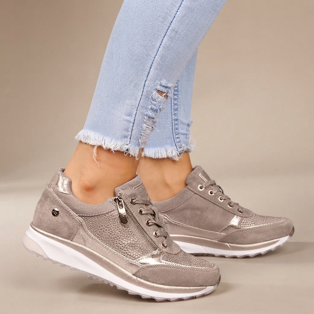 Gayle - Lightweight Lace-Up Sneakers