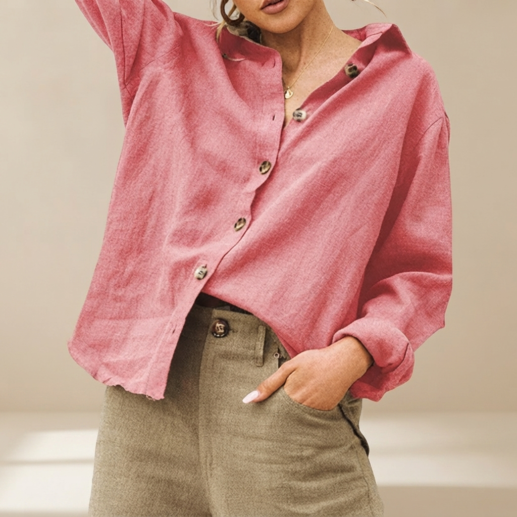 Jordilyn - Casual Button-Down Shirt
