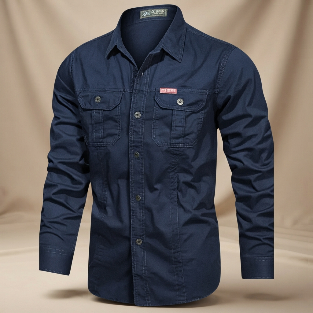 Hayden - Long-Sleeve Utility Shirt with Extra Pockets
