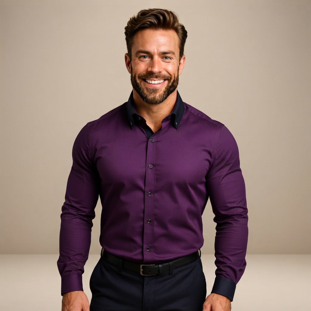 Giovanni - Versatile Long-Sleeve Polo Shirt