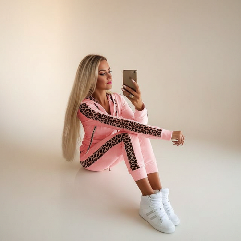 Krestell - Stylish Zippered Pants Set
