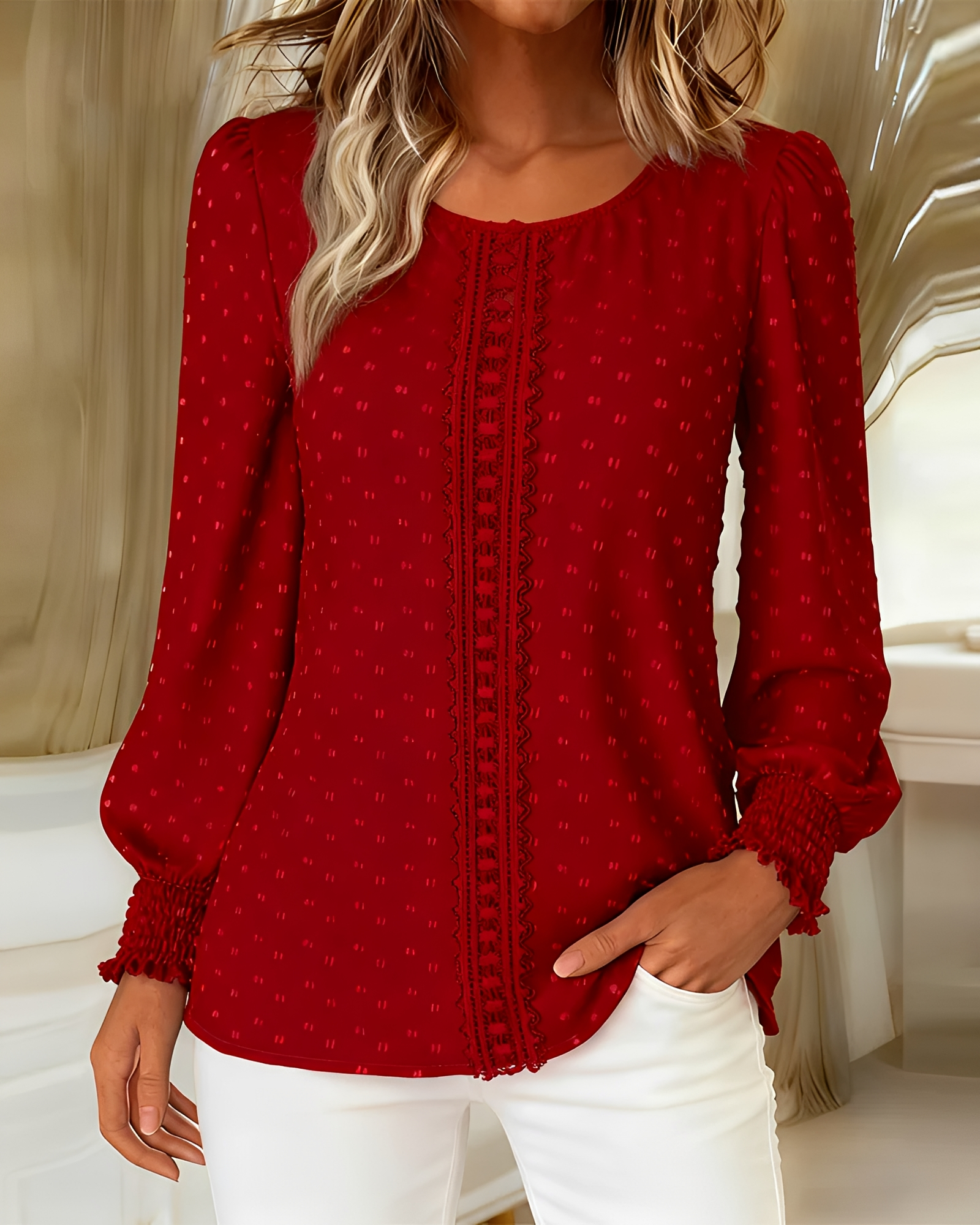 Chanita - Stylish Ruffled Blouse