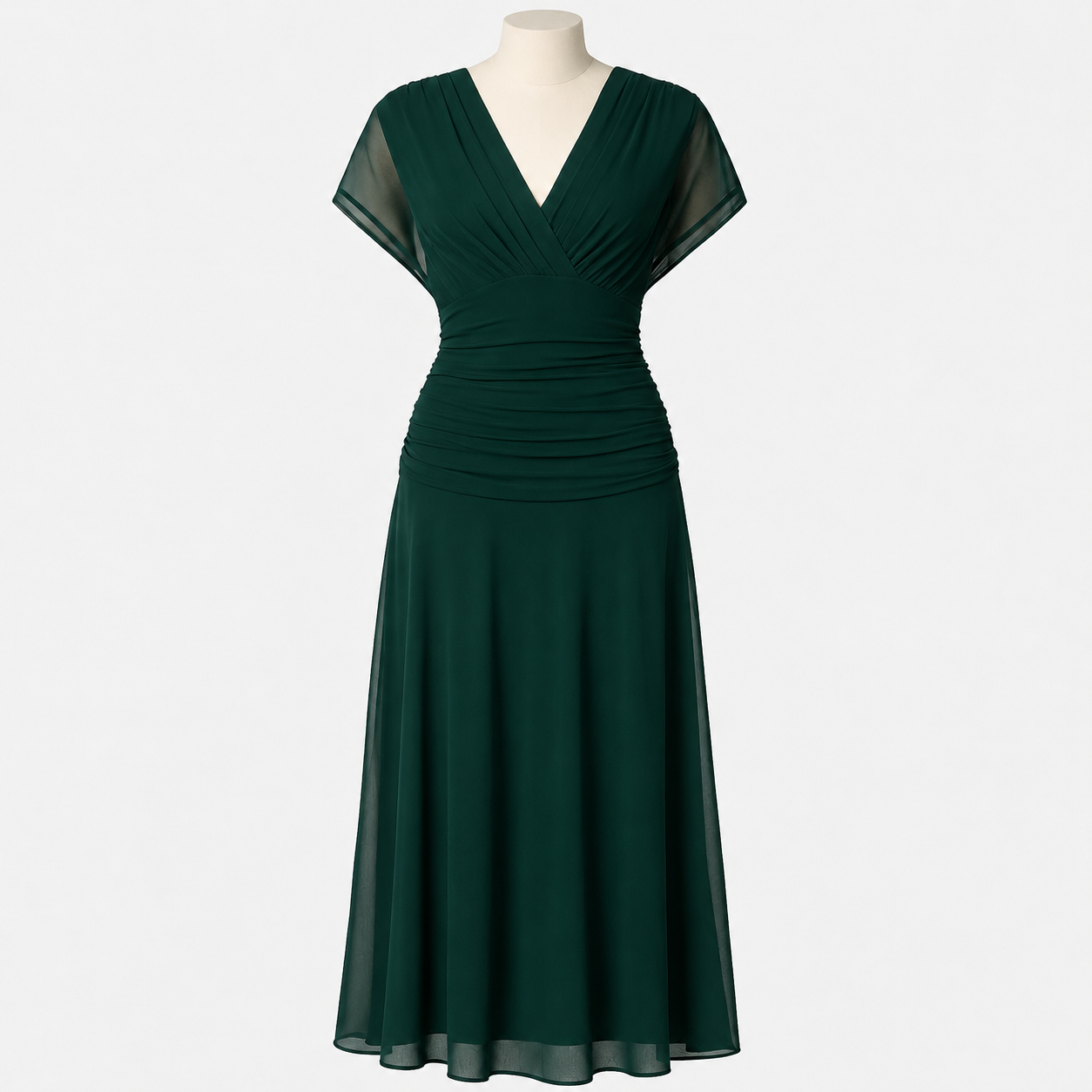 Devanta - Fashionable V-Neck Dress