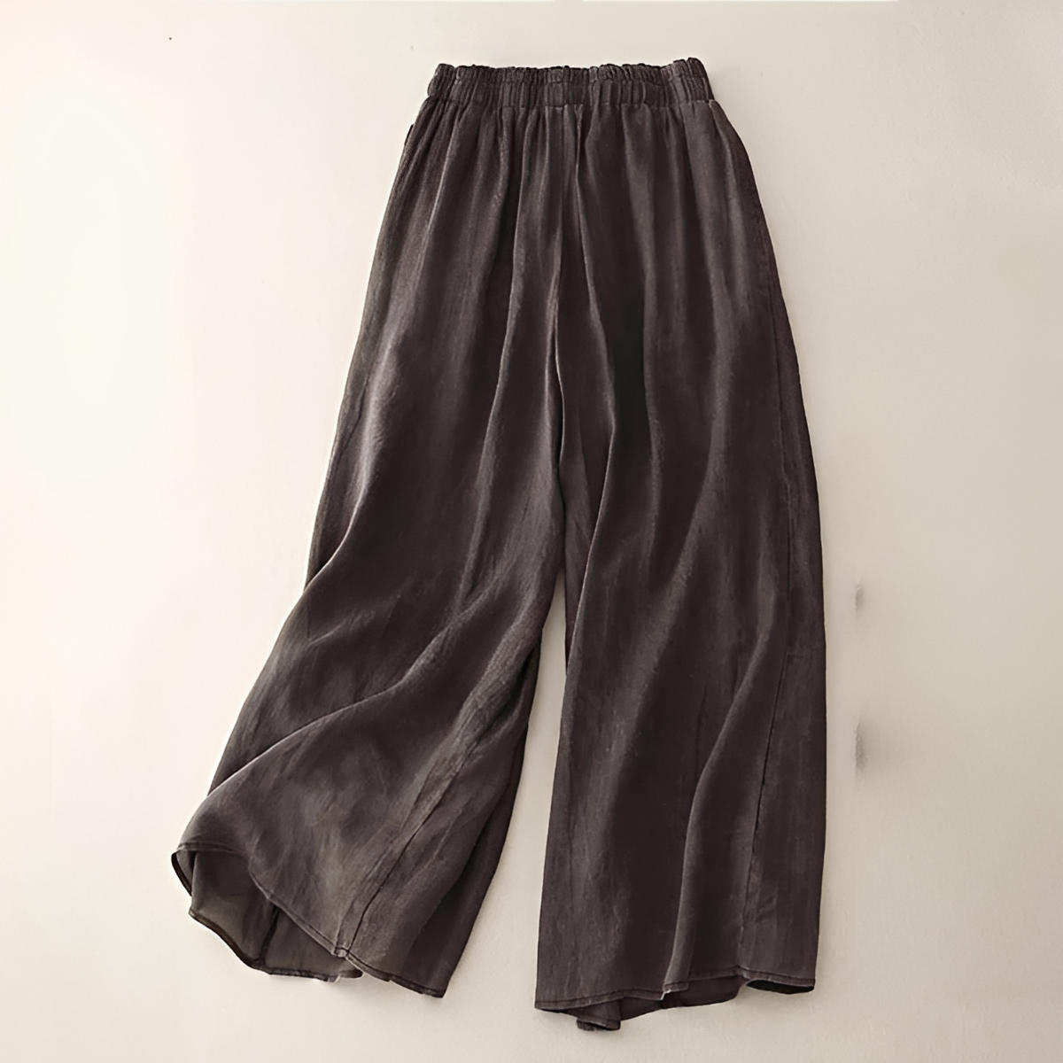 Zavina - Relaxed Fit Pants with Stretchable Waist