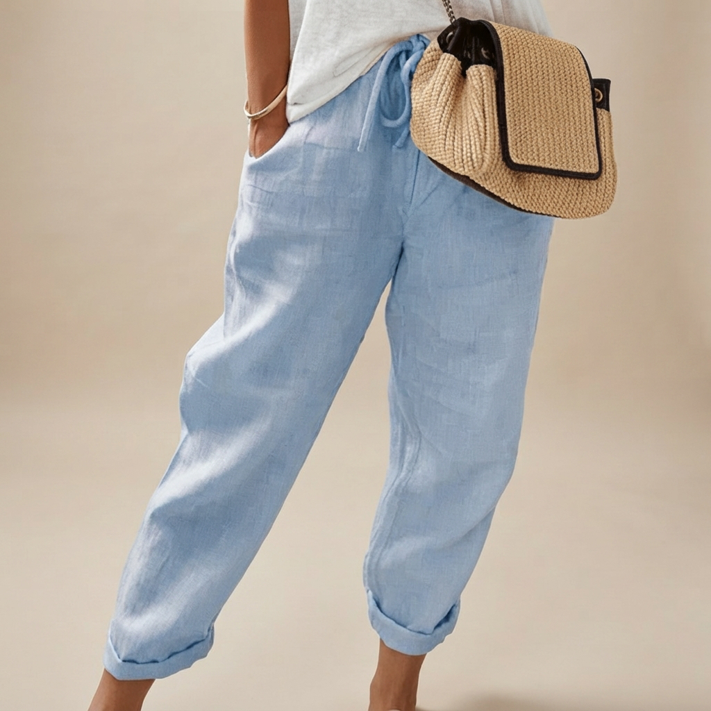 Martinie - Easy-Fit Drawstring Pants