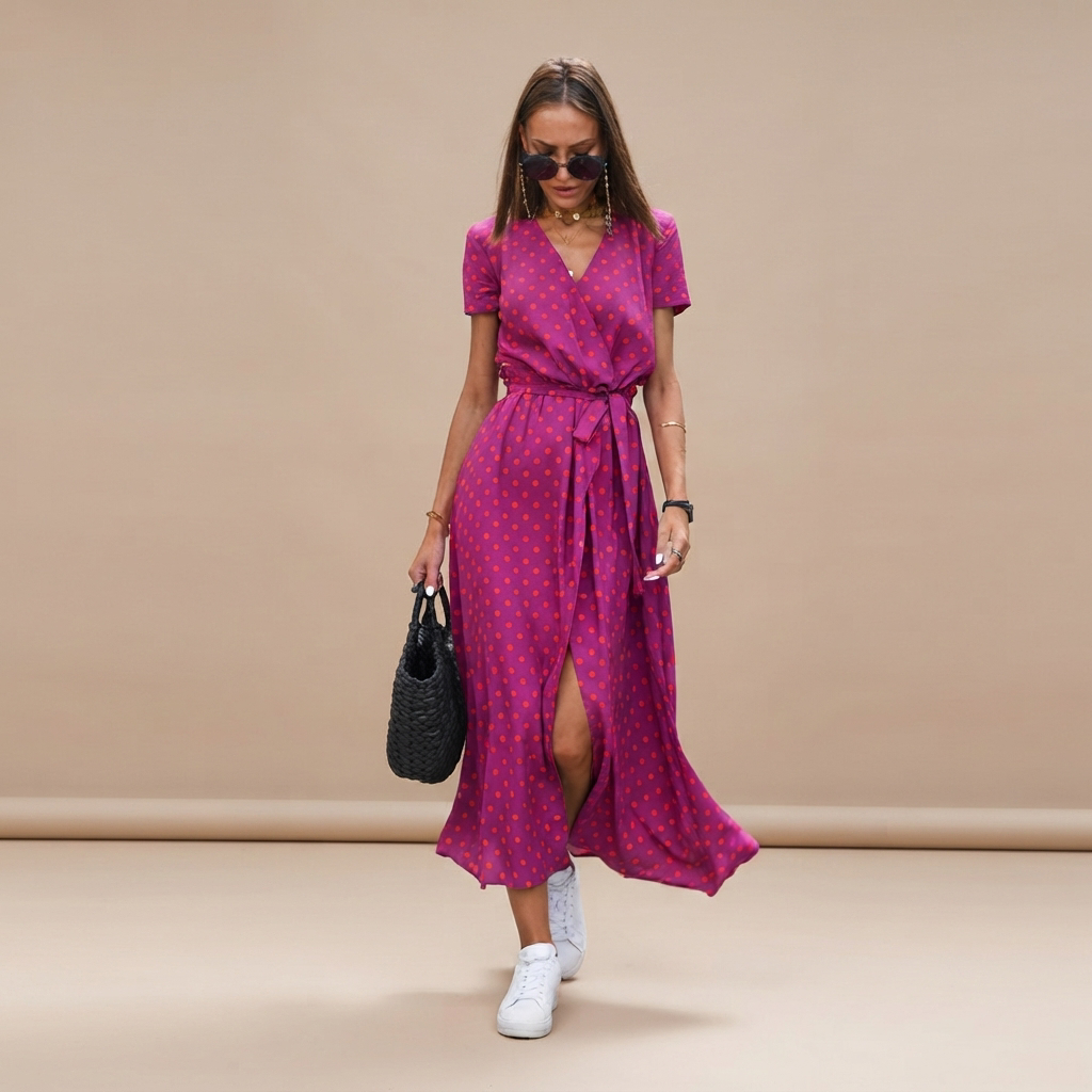 Sophie - Stylish and Flowing Midi Dress