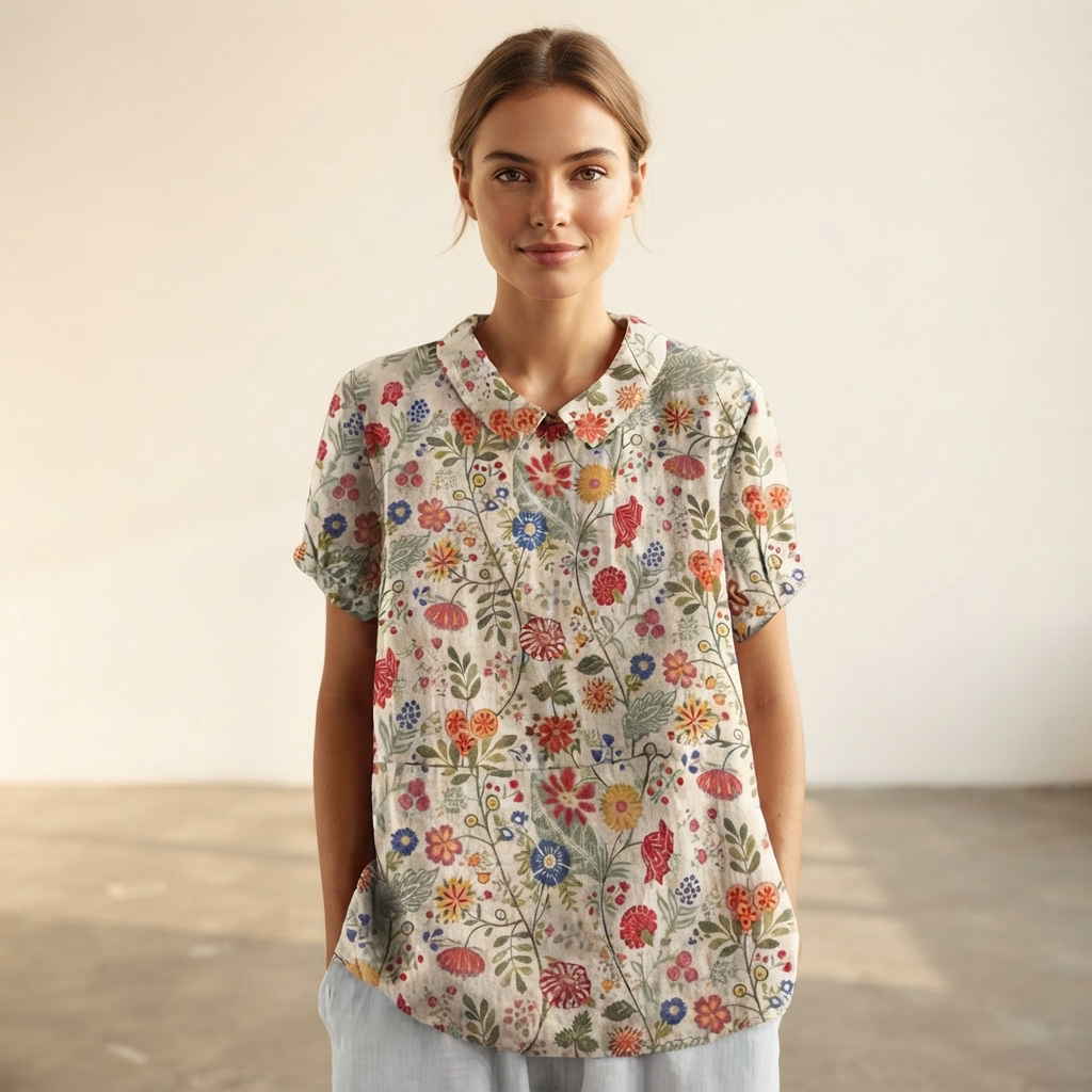 Salmah - Graceful and Flowing Top