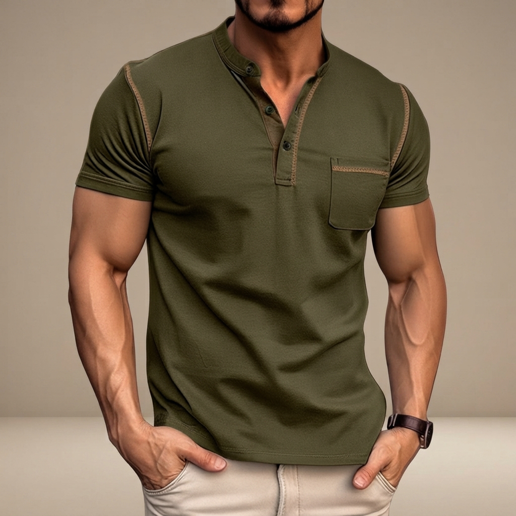Jose - Relaxed Button Polo Shirt