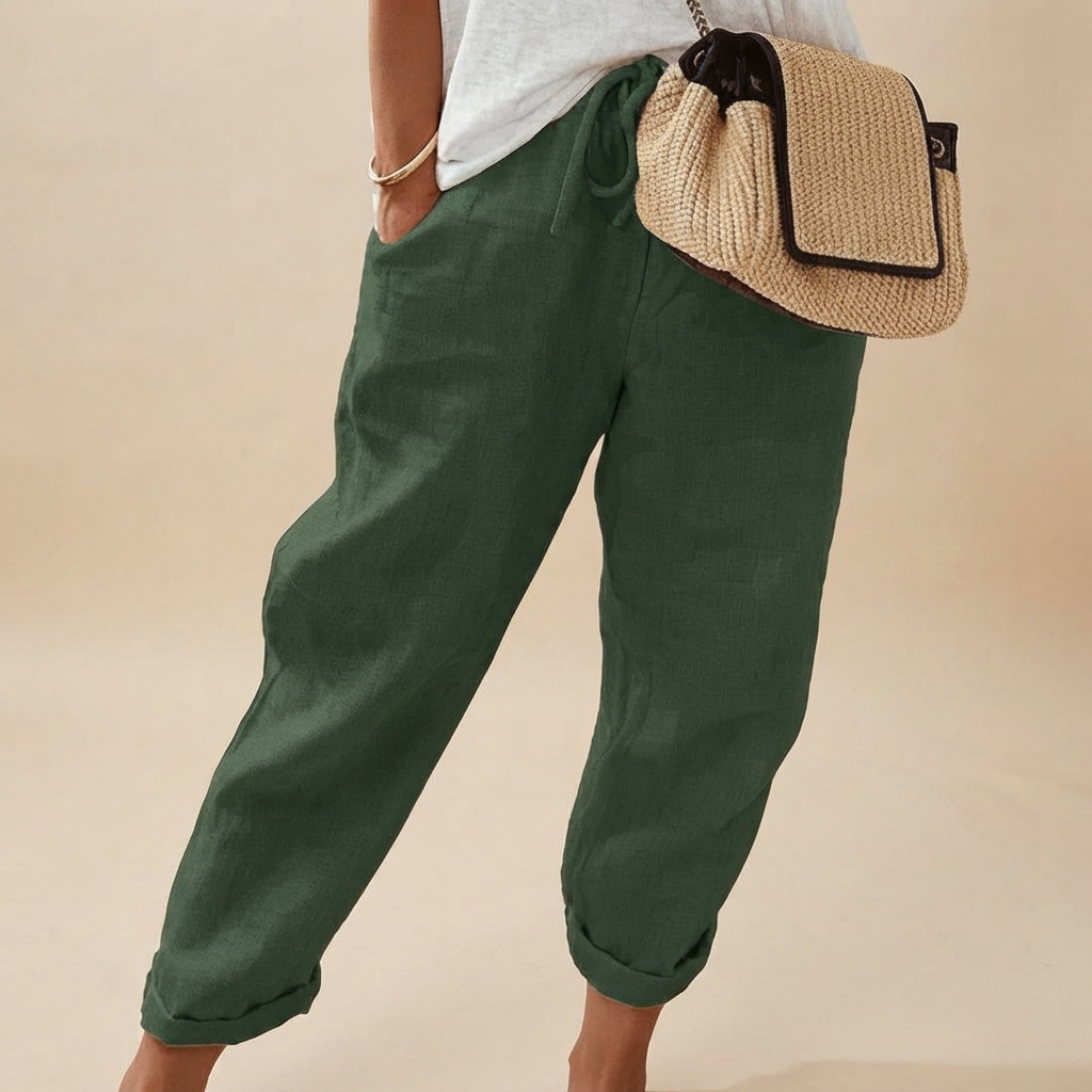 Martinie - Easy-Fit Drawstring Pants