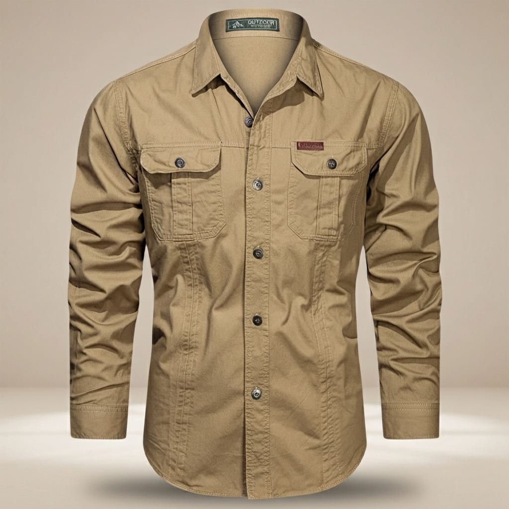 Hayden - Long-Sleeve Utility Shirt with Extra Pockets