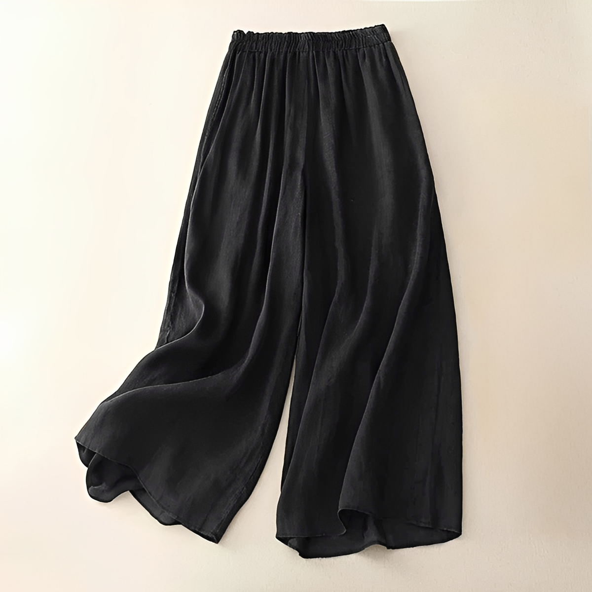 Zavina - Relaxed Fit Pants with Stretchable Waist