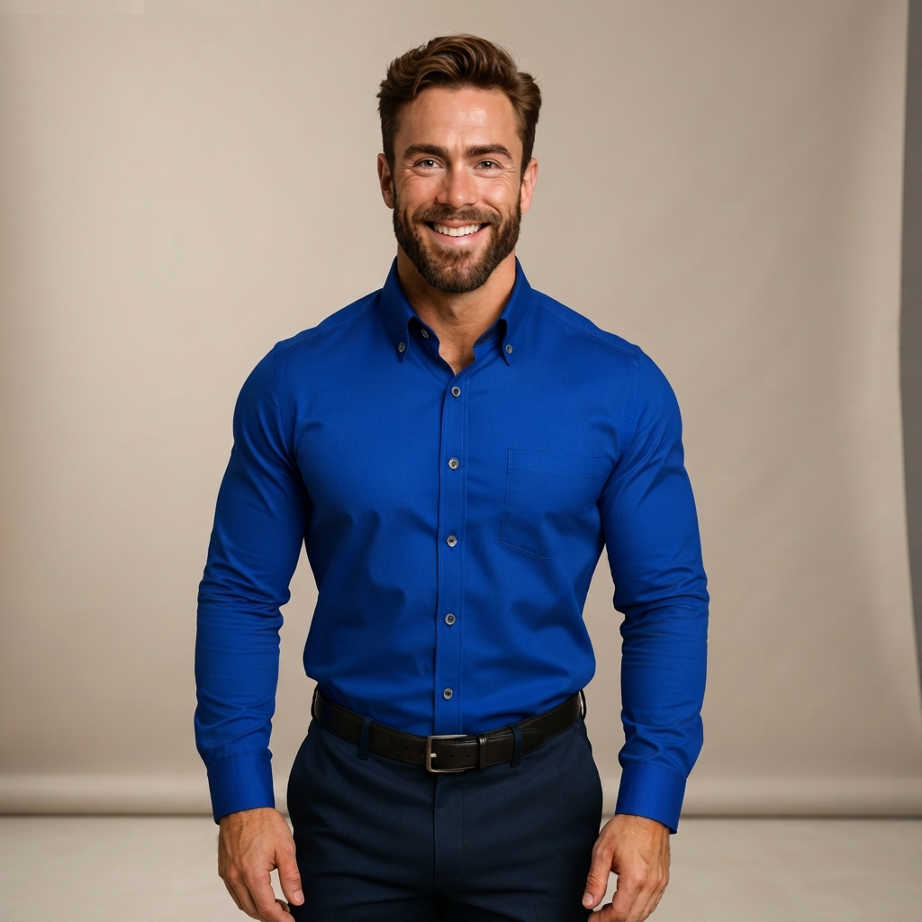 Giovanni - Versatile Long-Sleeve Polo Shirt