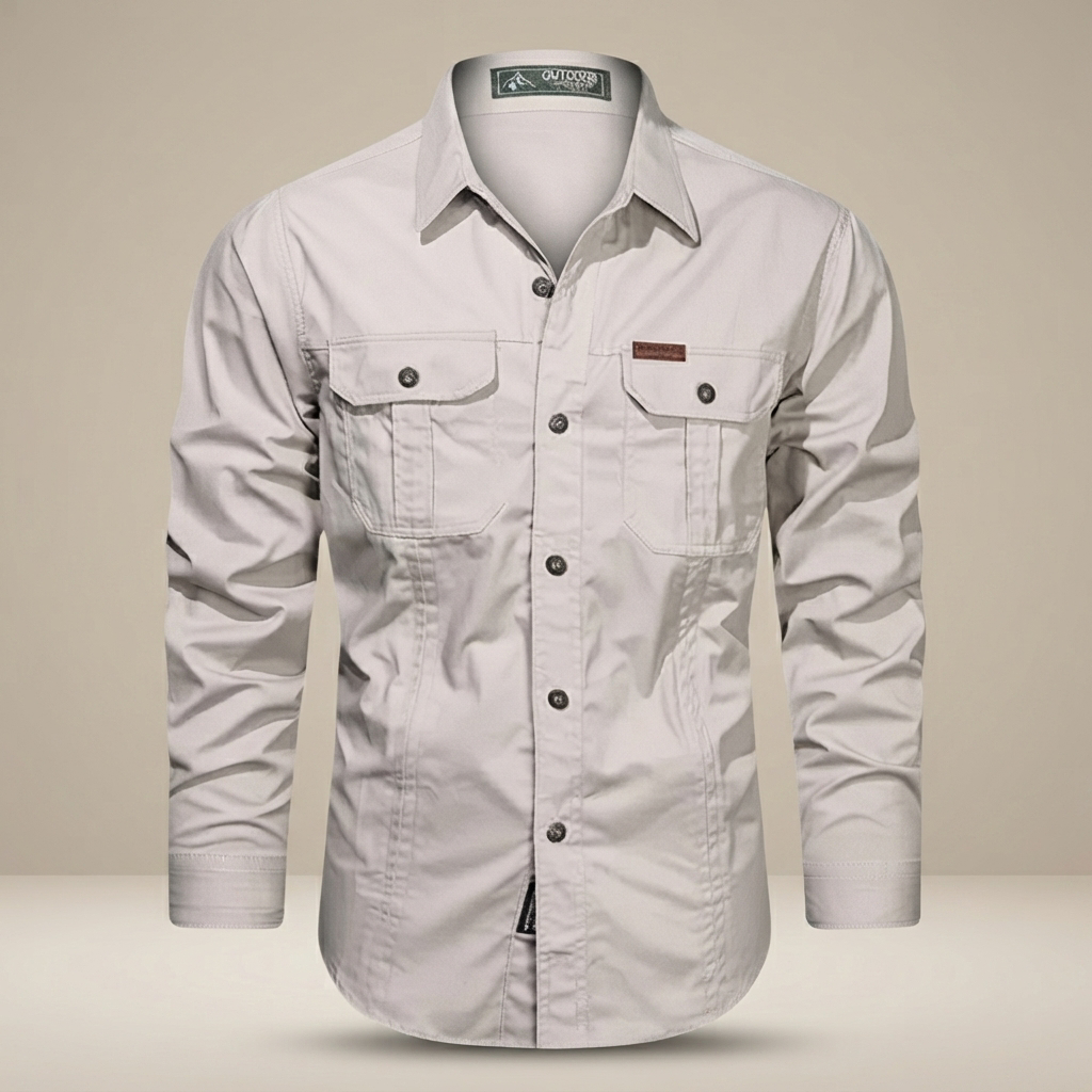 Hayden - Long-Sleeve Utility Shirt with Extra Pockets