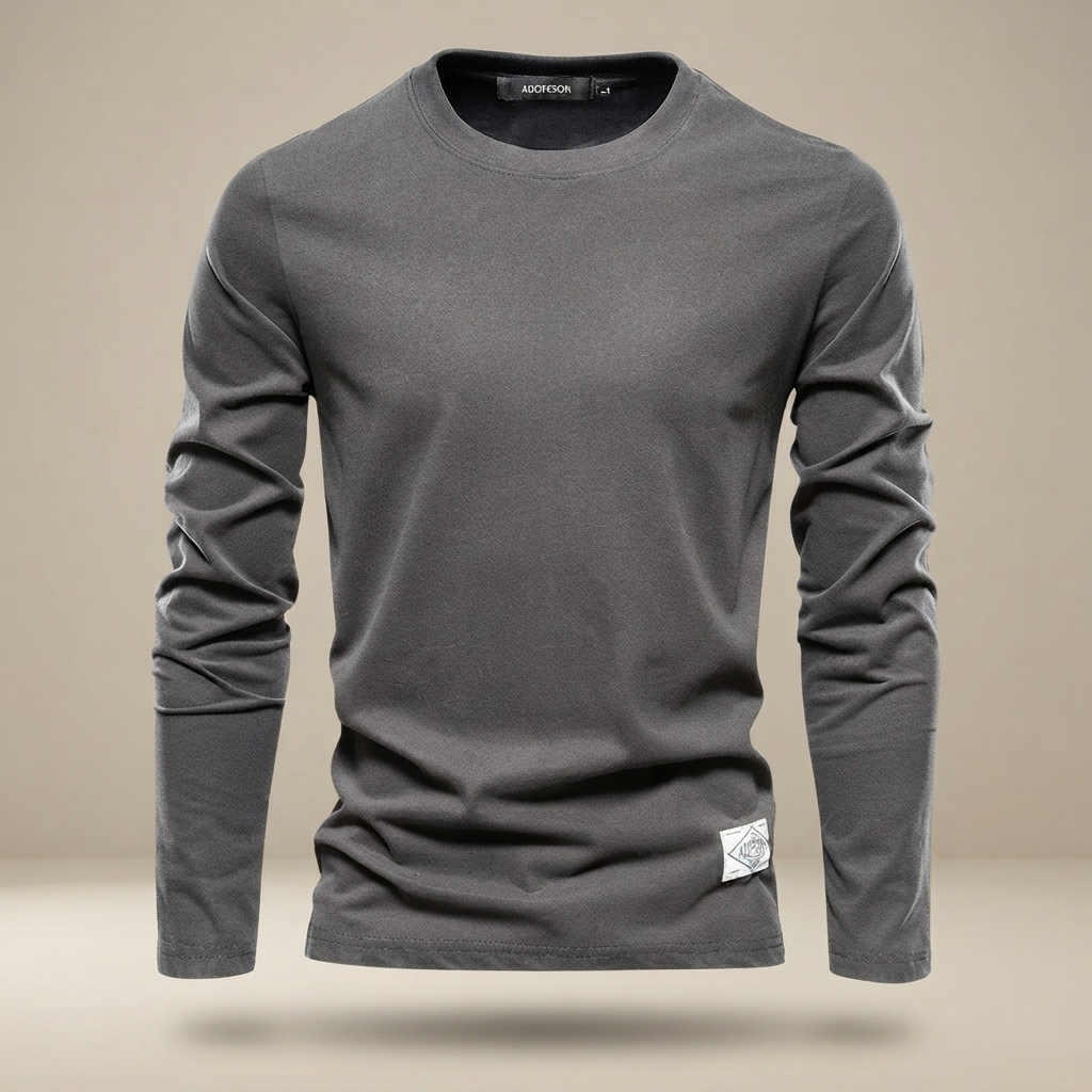 Nelson - Casual Round-Neck Shirt