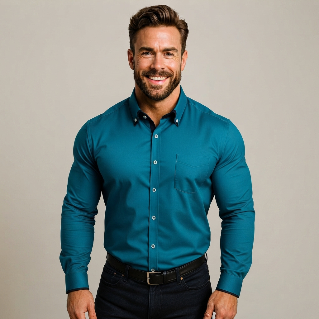 Giovanni - Versatile Long-Sleeve Polo Shirt