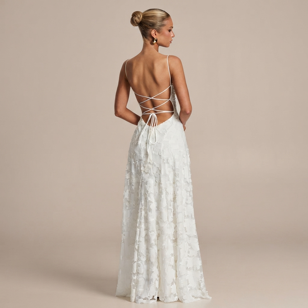 Helena - Elegant Backless Maxi Dress