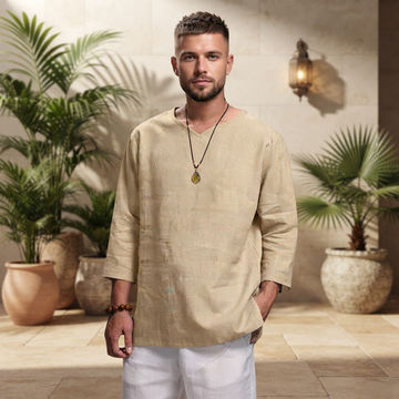 Edwin - Loose V-Neck Everyday Shirt